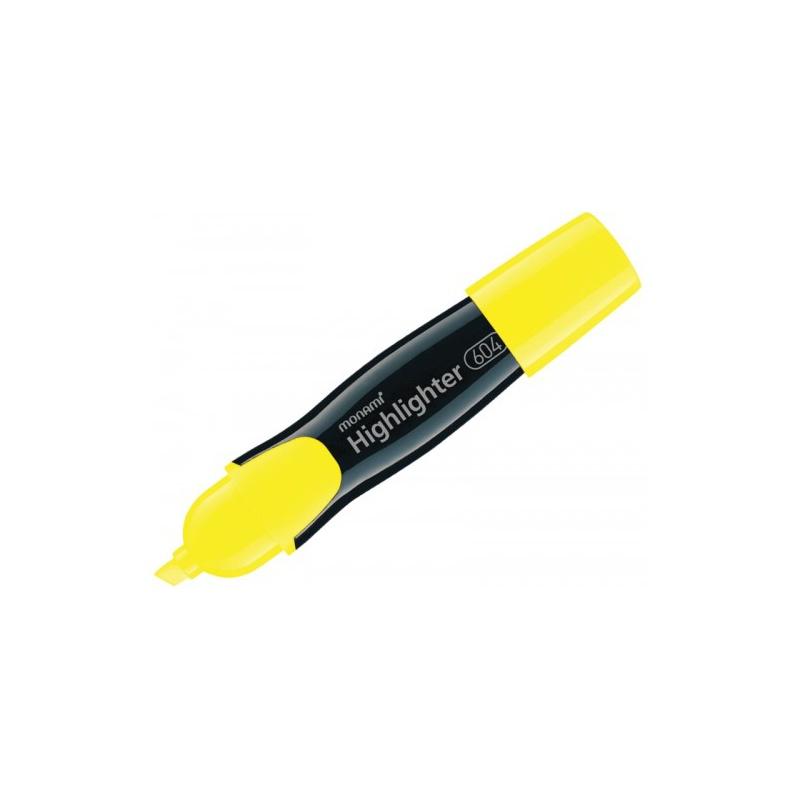 MONAMI® Zvýrazňovač 604, 1-6mm, Žltý, 2060067561