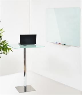 Bi-Office GL080101 Glass Memo Board skleněná magnetická tabule 120 x 90 cm
