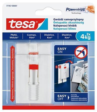 Nastaviteľný nalepovací klinec na dlaždice a kov, TESA "Powerstrips®"
