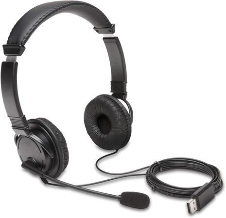 Headset with microphone, USB-A, KENSINGTON