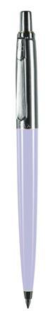 PAX Guľôčkové pero, 0,8 mm, tlačidlový systém ovládania, v krabici, pastelové fialové telo per