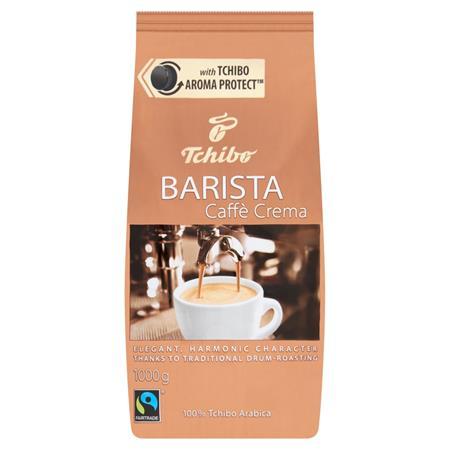 Káva, pražená, zrnková, 1000 g, TCHIBO "Barista Caffé Crema"