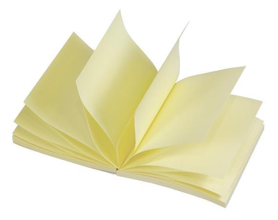 Samolepiaci bloček, "Z", 76x76 mm, 100 listov, DONAU, žltá