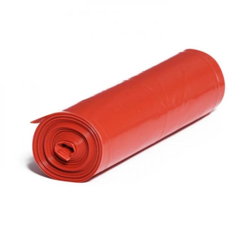 LDPE vrecia červené 700x1100mm70mic 120L 25 ks