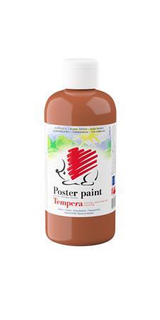 Tempera, 500 ml, ICO "Ježko", tmavohnedá
