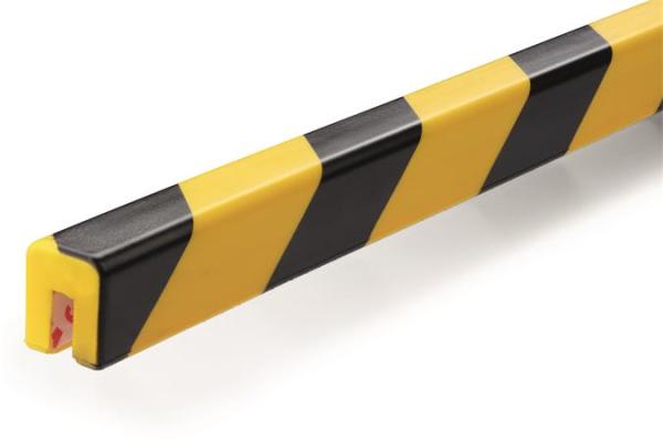 Ochranný profil na hrany, DURABLE "E8", žltá-čierna