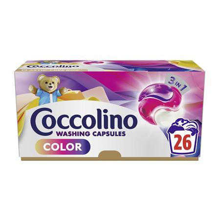 Kapsuly na pranie, 26 ks, COCCOLINO "3in1 Color"