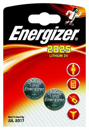 ENERGIZER Batéria, gombíková duo "CR2025" 1