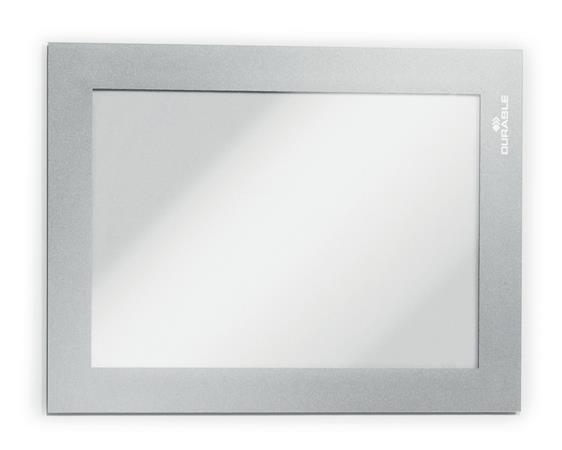 Informačný panel, A6, DURABLE "DURAFRAME®", strieborný