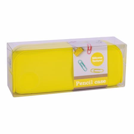 Peračník, na zips, silikónový, APLI "Fluor", neónovo žltá