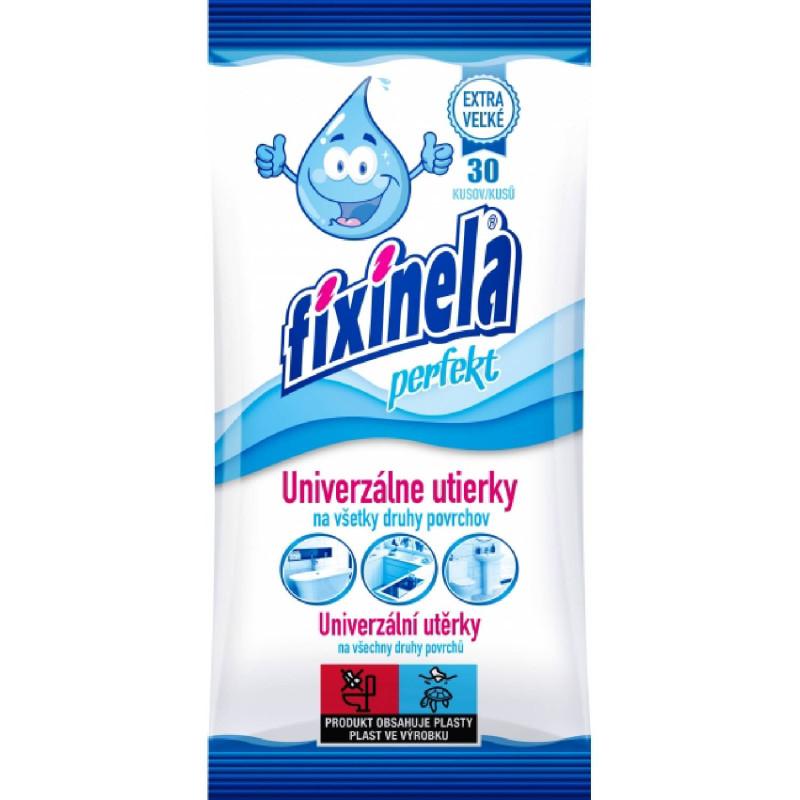 FIXINELA PERFEKT univerzálne vlhčené utierky 30ks