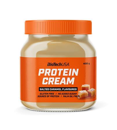 Nátierka so príchuťou slaného karamelu, BIOTECH USA "Protein Cream", 400 g