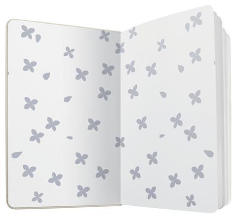 Zápisník, exkluzívny, 135x203 mm, linajkový, 87 listov, tvrdá obálka, SIGEL "Jolie" Bloom