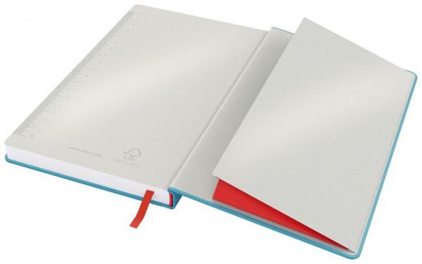 Záznamová kniha, A5, štvorčeková, 80 listov, tvrdá obálka, LEITZ "Cosy Soft Touch", matná