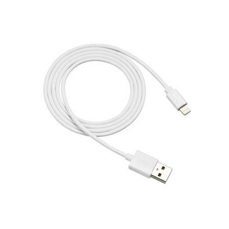 USB kábel, USB - Lightning (Apple), 1m, CANYON "MFI-1", biela