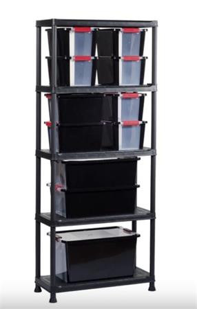 Policový systém 5 políc, 75 cm, KETER "Plus Shelf" 3