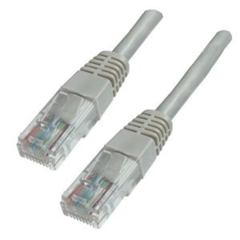 Sieťový kábel, U/UTP, CAT6, 1 m, EQUIP, béžový