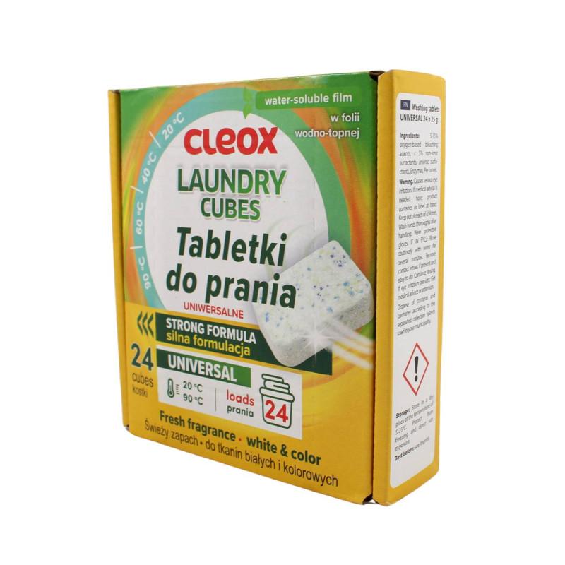 CLEOX tablety na pranie univerzálne 24 x 25g