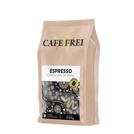 Káva, pražená, zrnková, 1000 g, CAFE FREI "Espresso Especialidade do Brasil", s príchuťou