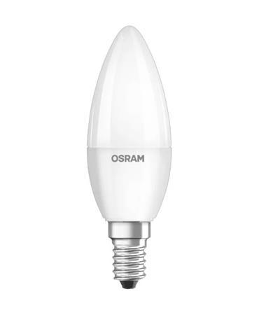 LED žiarovka, E14, sviečka, B35, 5,7W, 470lm, 4000K (HF), OSRAM "Value" 2