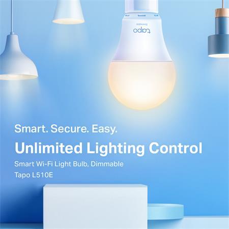 Smart LED žiarovka, E27, 8,7W, 806lm, 2700K, Wi-Fi, TP-LINK "Tapo L510E"