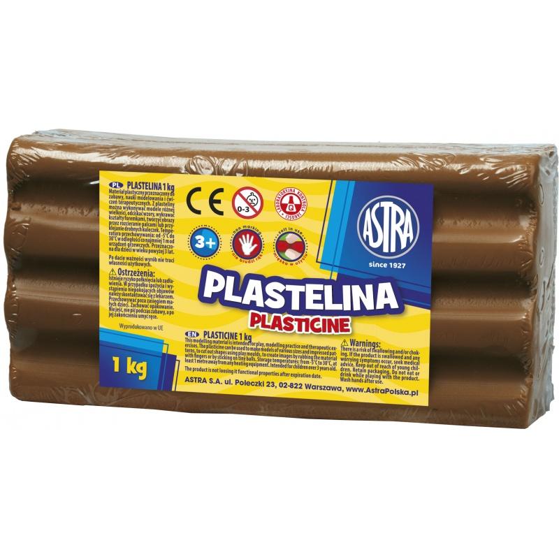 ASTRA Plastelína 1kg Hnedá, 303111022