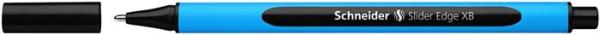 Guľôčkové pero, 0,7 mm, s vrchnákom, SCHNEIDER "Slider Edge XB", čierne