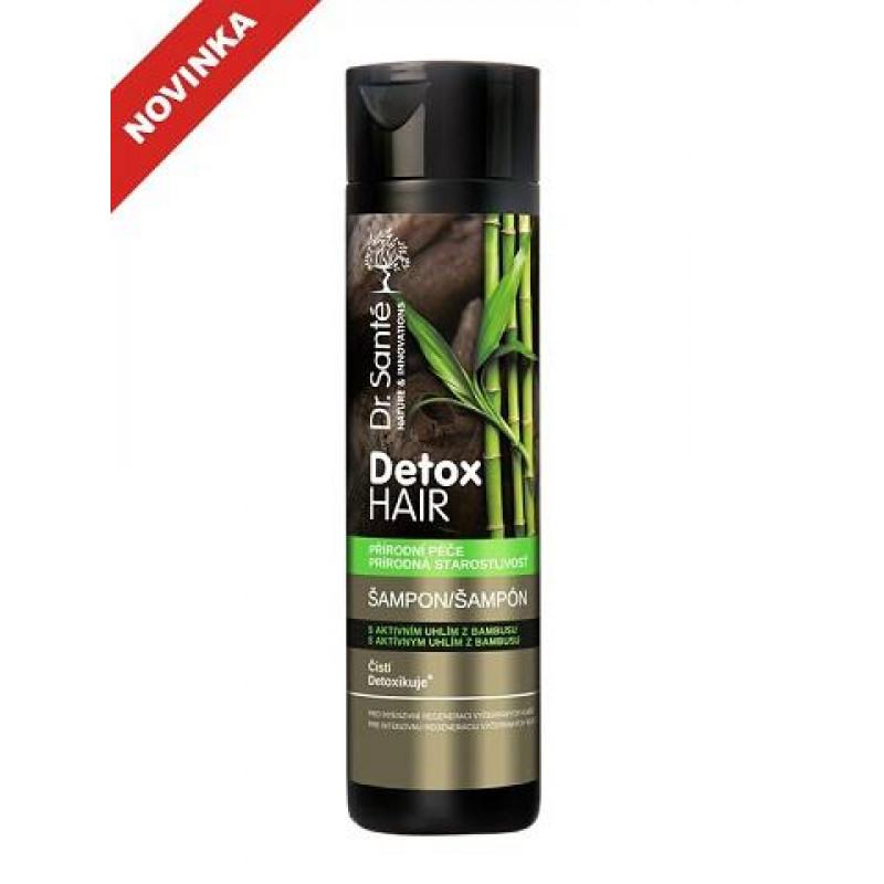 Dr. Santé Detox Hair šampón na vlasy 250ml - s aktívným uhlím z bambusu