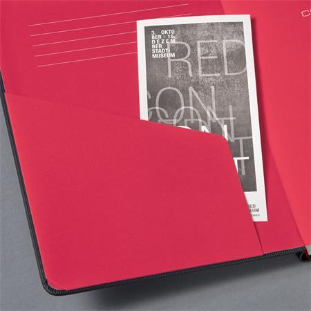 Zápisník, exkluzívny, A4, linajkový, 97 strán, tvrdá obálka, SIGEL "Conceptum Red Edition"