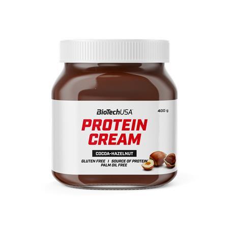 Kakaová nátierka s lieskovými orieškami, BIOTECH USA "Protein Cream", 400 g