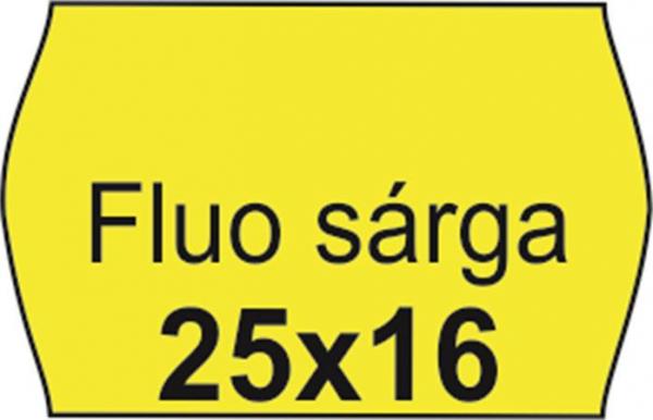 . Cenové etikety, 25x16, FLUO citrónová