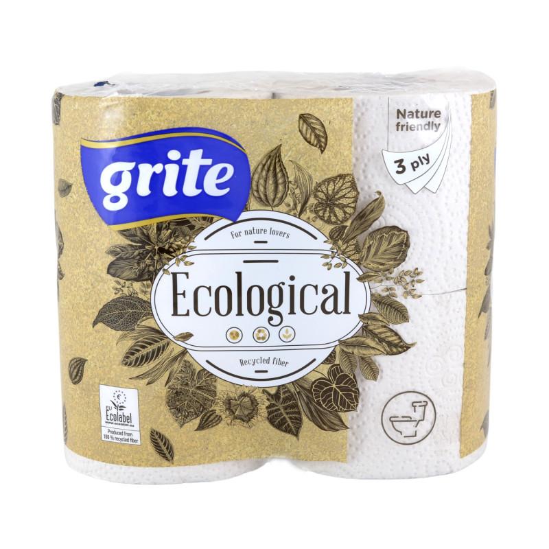 Toaletný papier Grite 3vrst. Ecological 4 ks