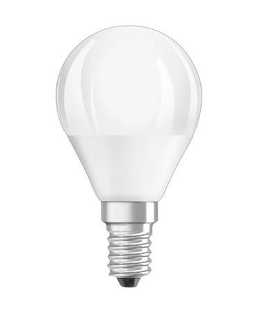 LED žiarovka, E14, malá guľa, P45, 5,7W, 470 lm, 4000K (HF), OSRAM "Value" 2