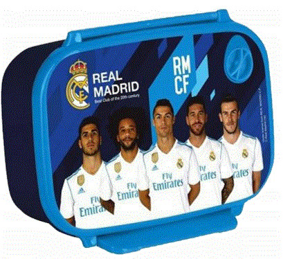 ASTRA Plastový box na desiatu REAL MADRID, RM-153, 511018004, Motív: Real Madrid C.F.