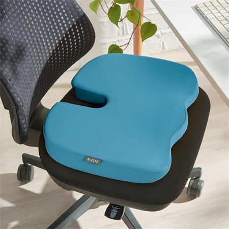Vankúš na sedenie, ergonomický, LEITZ "Ergo Cosy", pokojná modrá