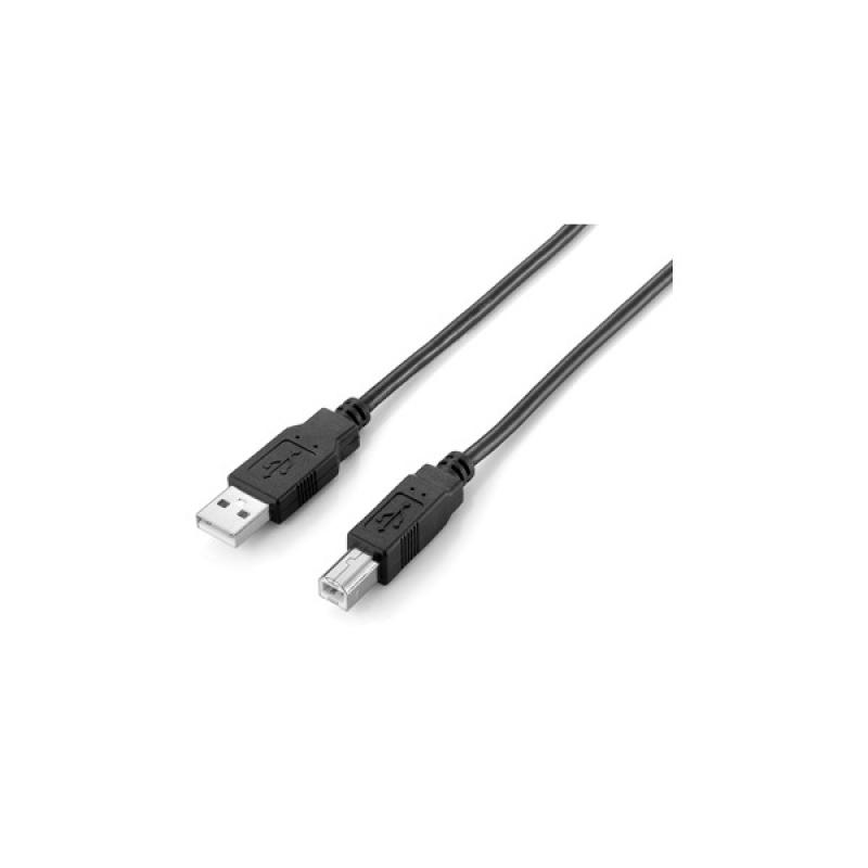 USB kábel 2.0 pre tlačiareň, USB-A / USB-B, 1 m, EQUIP