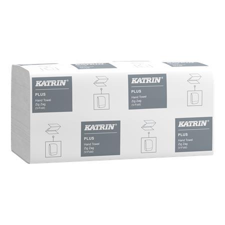 Papierové utierky, Z ohyb, 1 vrstvové, 200 listov, KATRIN, snehobiele