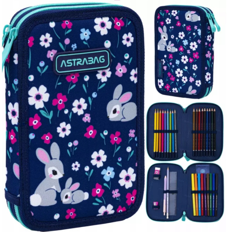 Dvojposchodový peračník s náplňou AstraBAG BABY BUNNY, AC21, 503025009