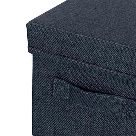 Úložný box, textilný, rozmer S, LEITZ "Fabric", zamatová sivá