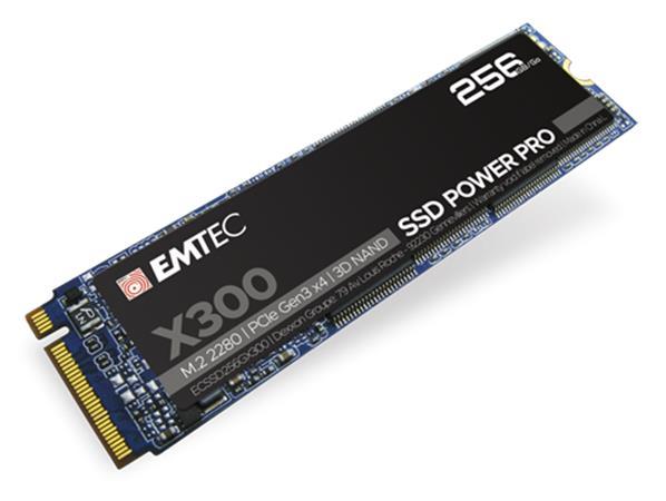 SSD (interná pamäť), 256GB, M2 NVMe, 1700/1000 MB/s, EMTEC "X300"