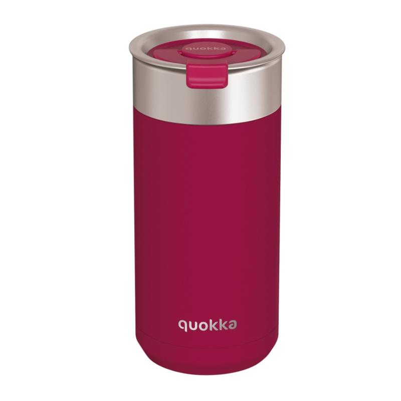 Quokka Boost,, Nerezový termohrnček so sitkom Maroon, 400ml, 40076