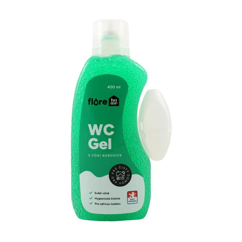 WC gel FLORE pine náplň s košíkom 400ml