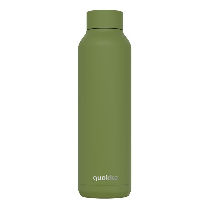 QUOKKA Nerezová fľaša / termoska OLIVE GREEN, 630ml, 12095