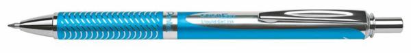 Roller, 0,35 mm, stláčací mechanizmus, telo pera: modrá, PENTEL "EnerGel BL-407" modrá