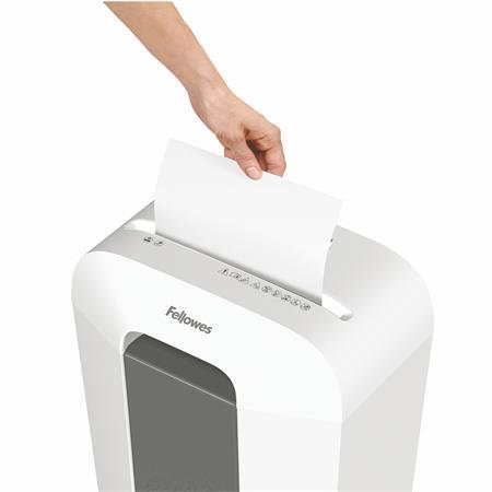 Skartovací stroj, konfety, 9 listov, FELLOWES "Powershred® LX50", biela