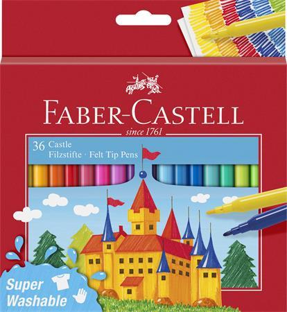 Sada fixiek, FABER-CASTELL, 36 rôznych farieb "Castle"