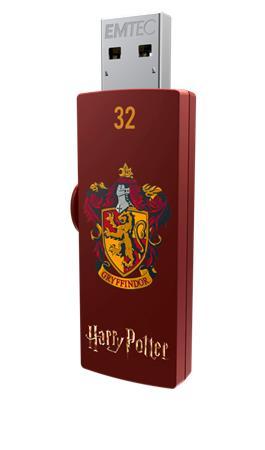 USB kľúč, 32GB, USB 2.0, EMTEC "Harry Potter Gryffindor"