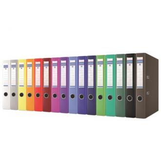 Pákový šanón, 50 mm, A4, PP/kartón,  DONAU "Rainbow", svetlozelený