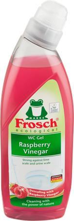 WC čistiaci gél, s malinovým octom, 750 ml, FROSCH