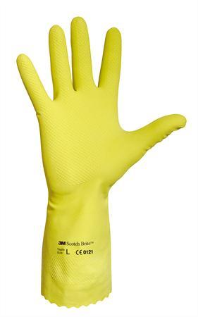 . Latexové rukavice, žlté, veľkosť: 9